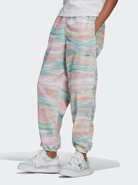 Adidas Originals R.Y.V. Track Pants - Multicolor Marble Print
